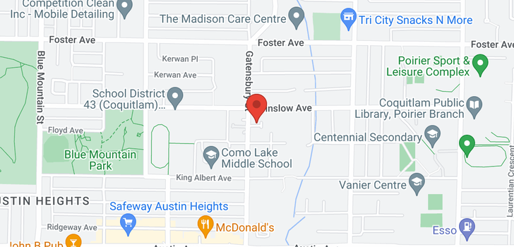 map of 206 1209 HOWIE AVENUE